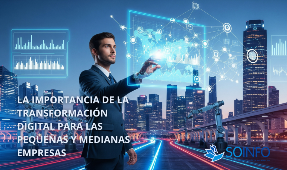 Software para pymes que optimiza la gestión empresarial mediante transformación digital y análisis de datos