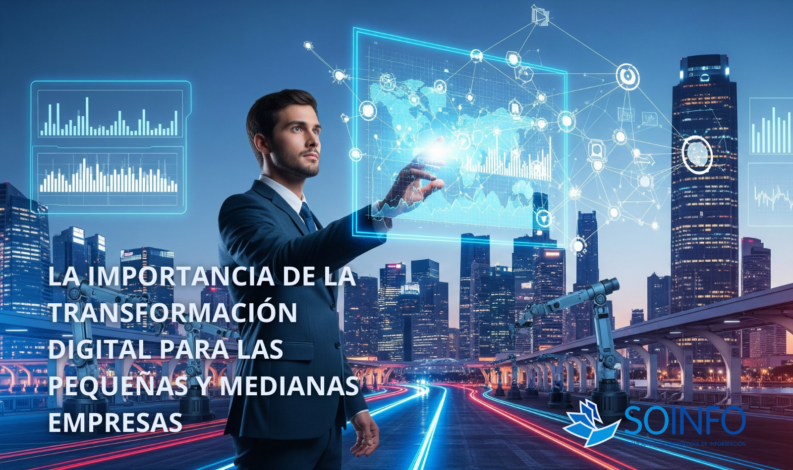 Software para pymes que optimiza la gestión empresarial mediante transformación digital y análisis de datos